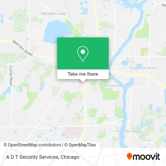 A D T Security Services map