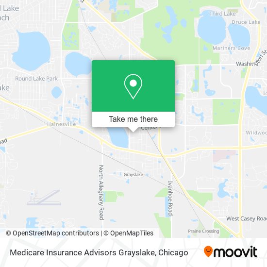 Mapa de Medicare Insurance Advisors Grayslake