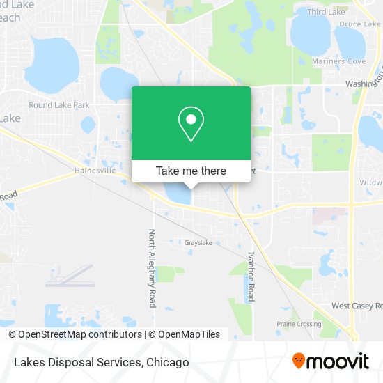Mapa de Lakes Disposal Services