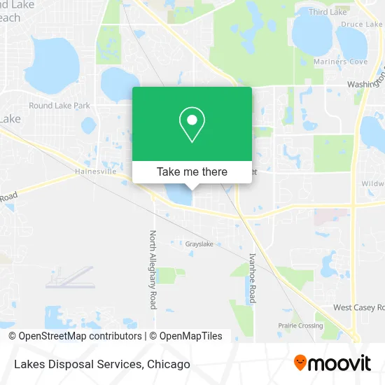 Lakes Disposal Services map