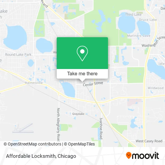 Affordable Locksmith map