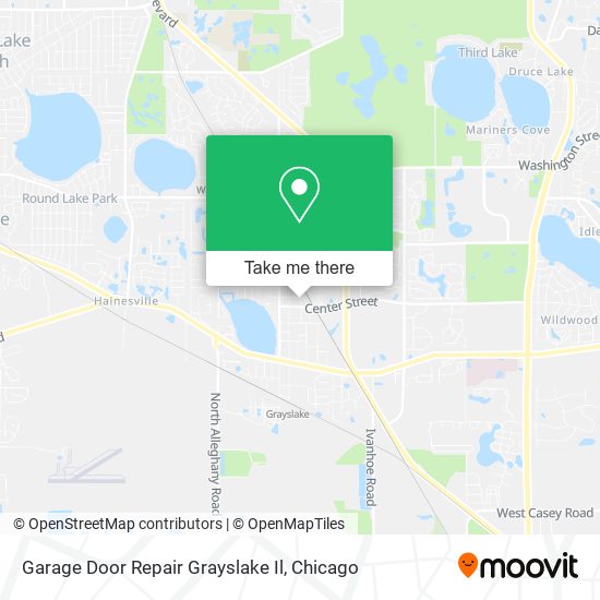 Mapa de Garage Door Repair Grayslake Il
