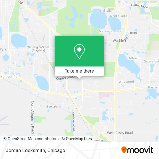 Jordan Locksmith map