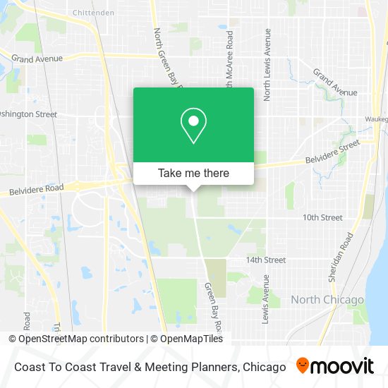 Mapa de Coast To Coast Travel & Meeting Planners