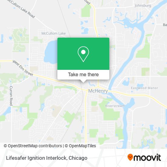 Lifesafer Ignition Interlock map