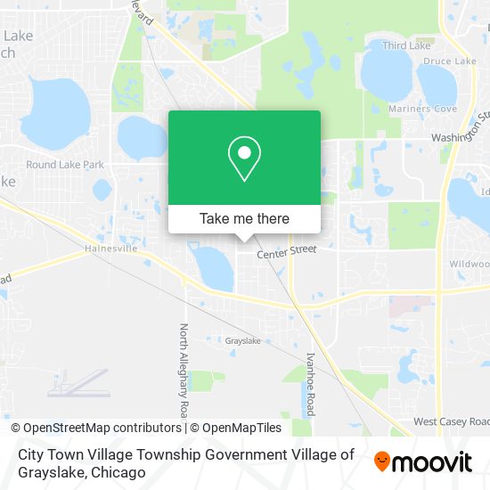 City Town Village Township Government Village of Grayslake map