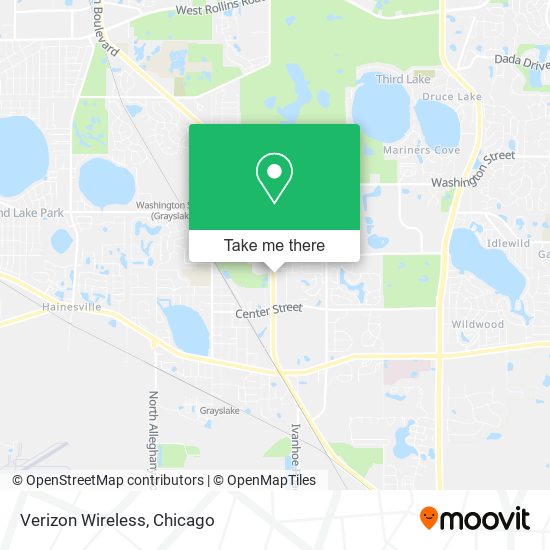 Mapa de Verizon Wireless