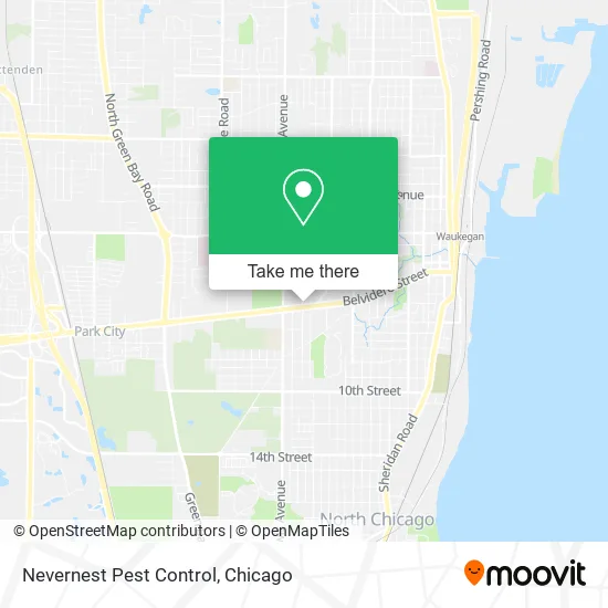 Mapa de Nevernest Pest Control