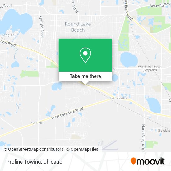 Proline Towing map