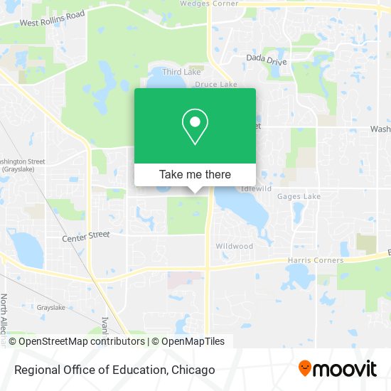 Regional Office of Education map