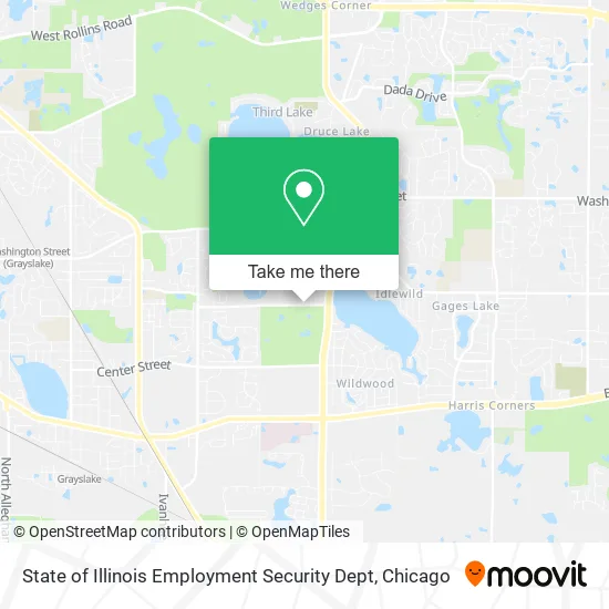 Mapa de State of Illinois Employment Security Dept