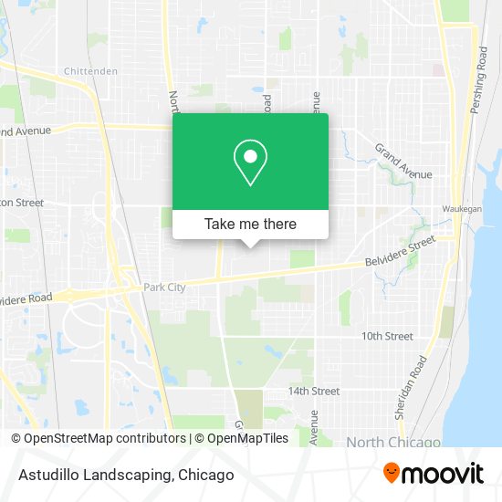 Astudillo Landscaping map