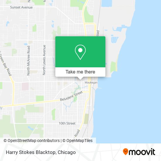 Harry Stokes Blacktop map