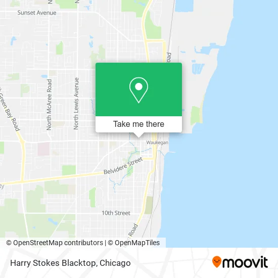 Harry Stokes Blacktop map