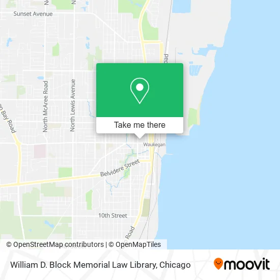 William D. Block Memorial Law Library map