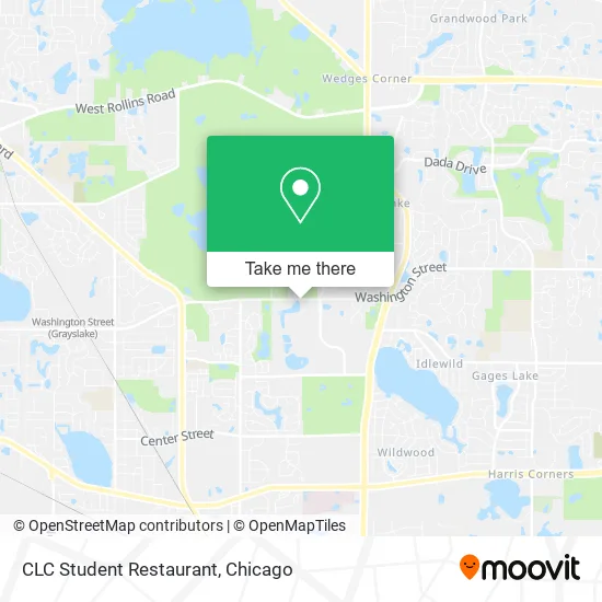 Mapa de CLC Student Restaurant