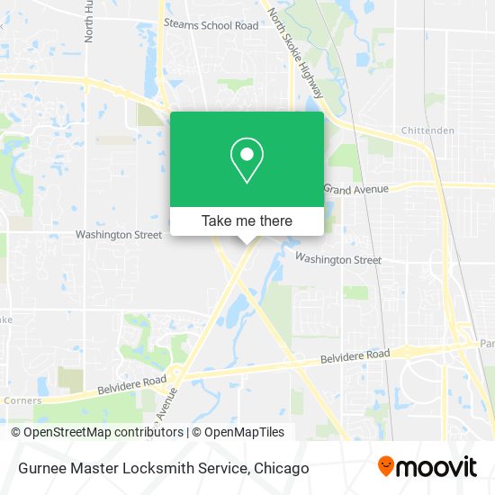 Mapa de Gurnee Master Locksmith Service