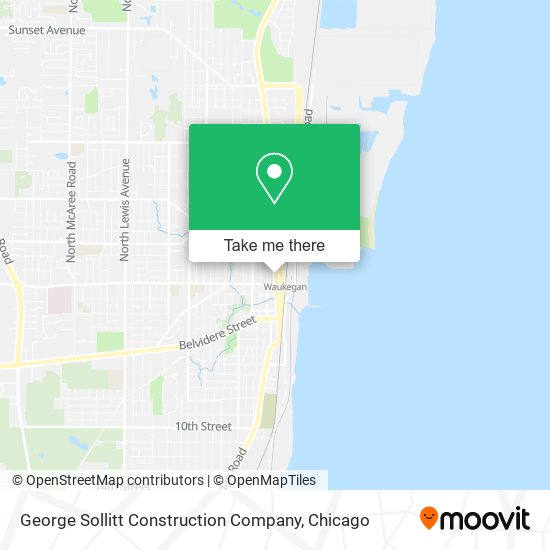 George Sollitt Construction Company map