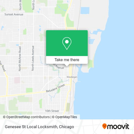 Genesee St Local Locksmith map