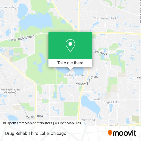 Mapa de Drug Rehab Third Lake