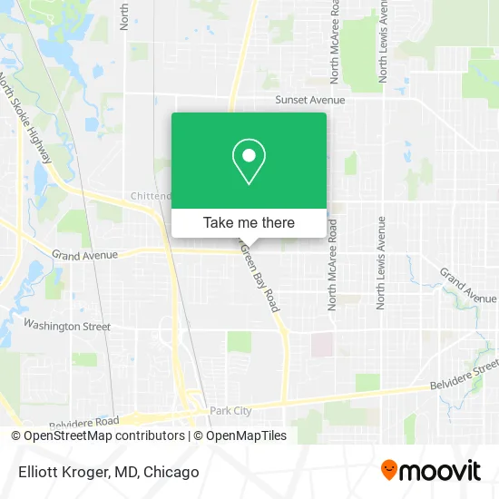 Mapa de Elliott Kroger, MD