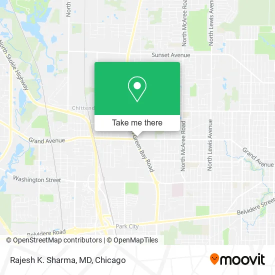 Mapa de Rajesh K. Sharma, MD