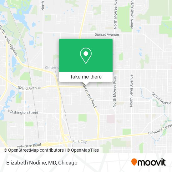 Mapa de Elizabeth Nodine, MD