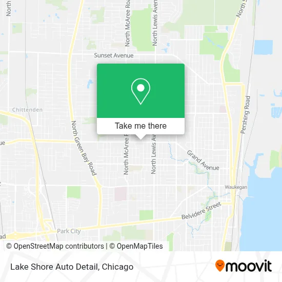 Lake Shore Auto Detail map