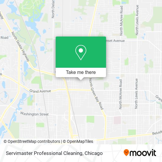 Servimaster Professional Cleaning map