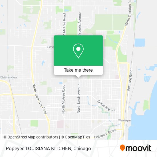 Popeyes LOUISIANA KITCHEN map