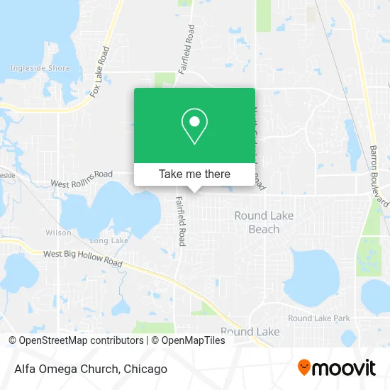 Alfa Omega Church map