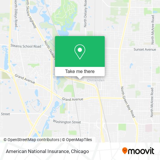Mapa de American National Insurance