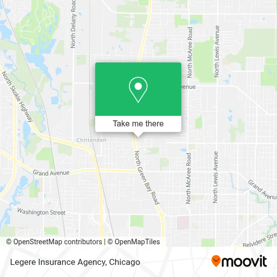 Legere Insurance Agency map