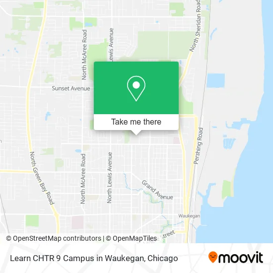Mapa de Learn CHTR 9 Campus in Waukegan