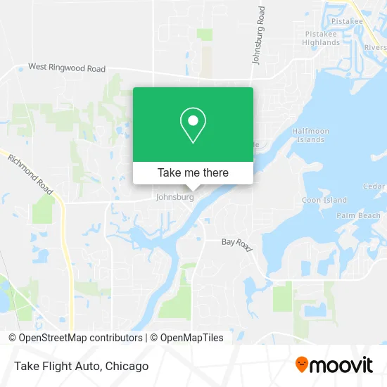 Take Flight Auto map