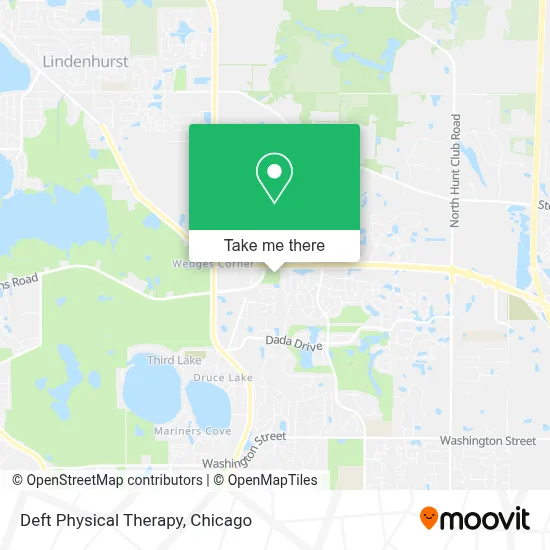 Deft Physical Therapy map