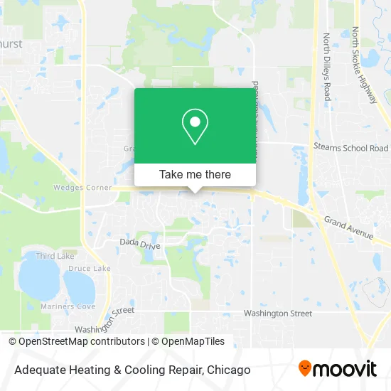 Adequate Heating & Cooling Repair map