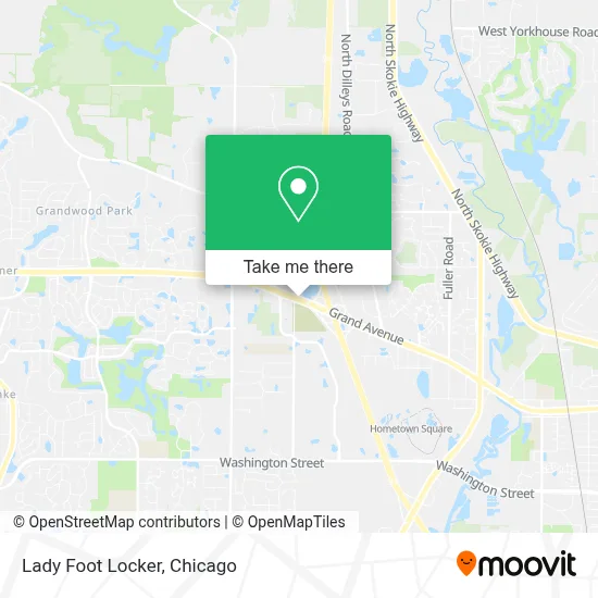 Lady Foot Locker map