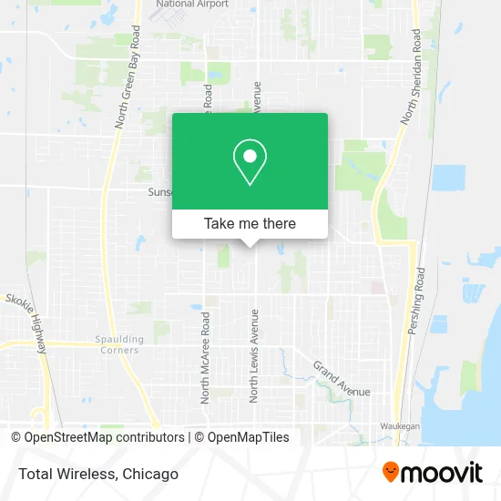 Total Wireless map
