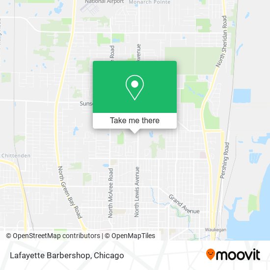 Mapa de Lafayette Barbershop