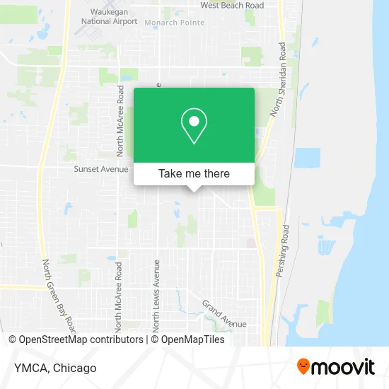 YMCA map