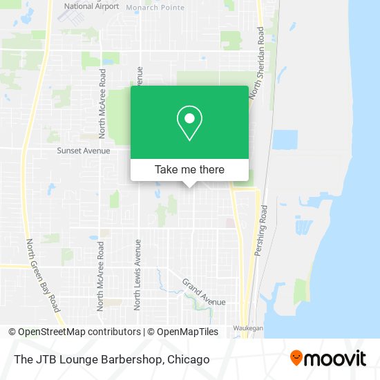 The JTB Lounge Barbershop map