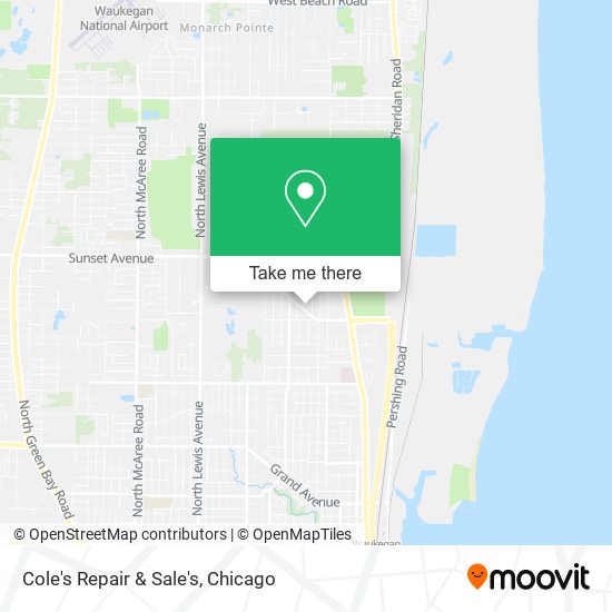 Mapa de Cole's Repair & Sale's