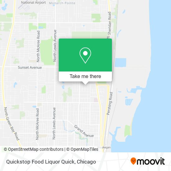 Mapa de Quickstop Food Liquor Quick