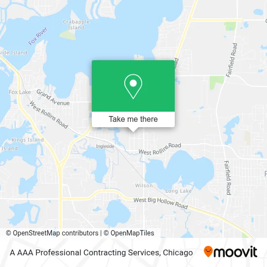 A AAA Professional Contracting Services map