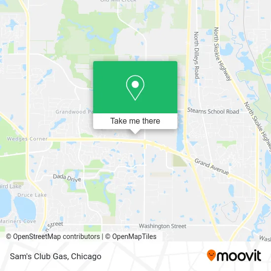 Sam's Club Gas map