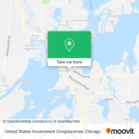 Mapa de United States Government Congressman