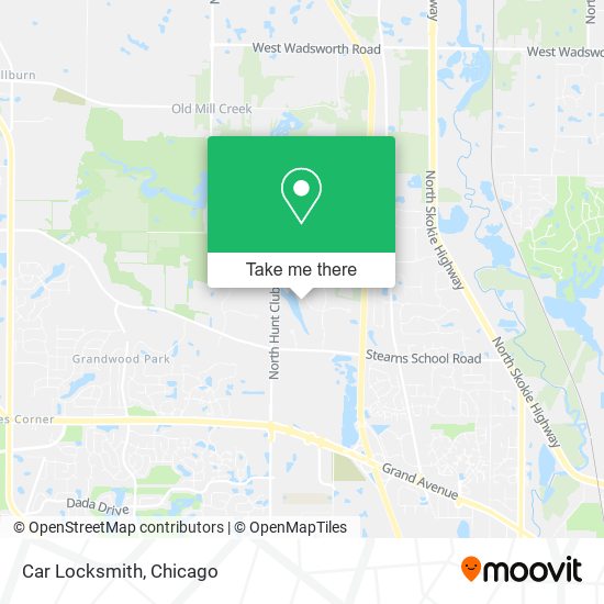 Mapa de Car Locksmith