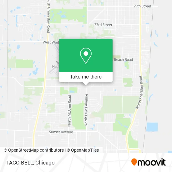 TACO BELL map