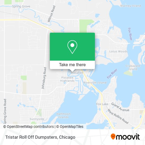 Mapa de Tristar Roll Off Dumpsters